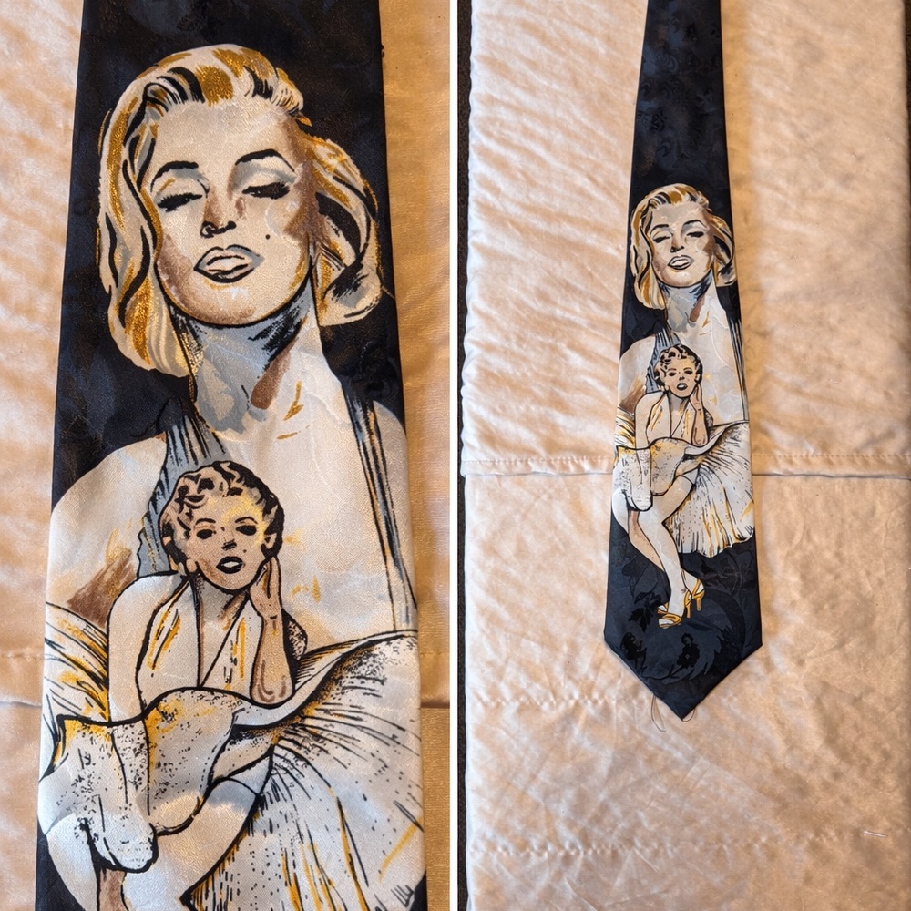 Vintage Marilyn Monroe Graphic Necktie